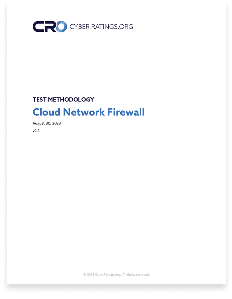 2023 Q3 Cloud Network Firewall Methodology 2.1