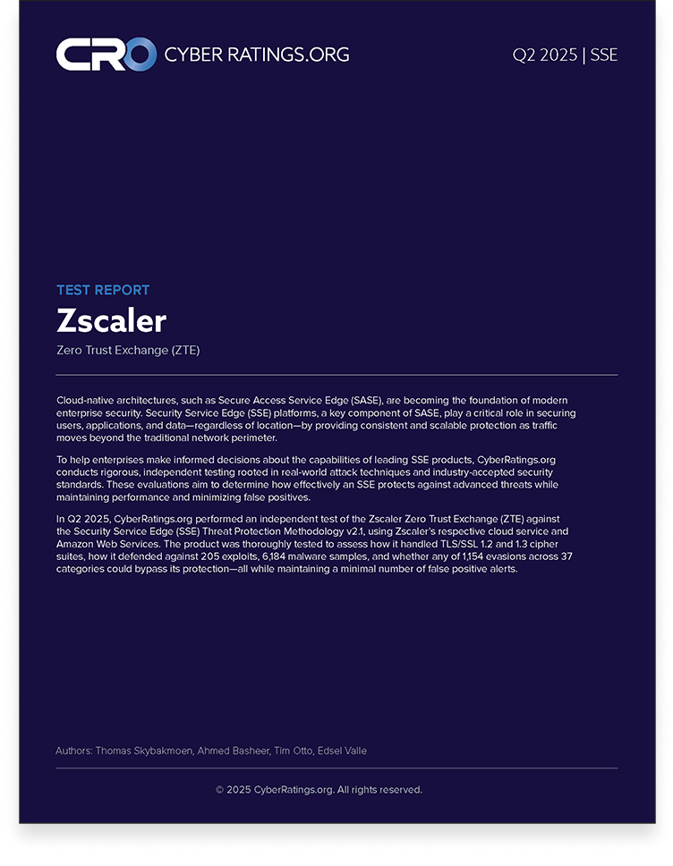 2025 Q2 SSE Report – Zscaler