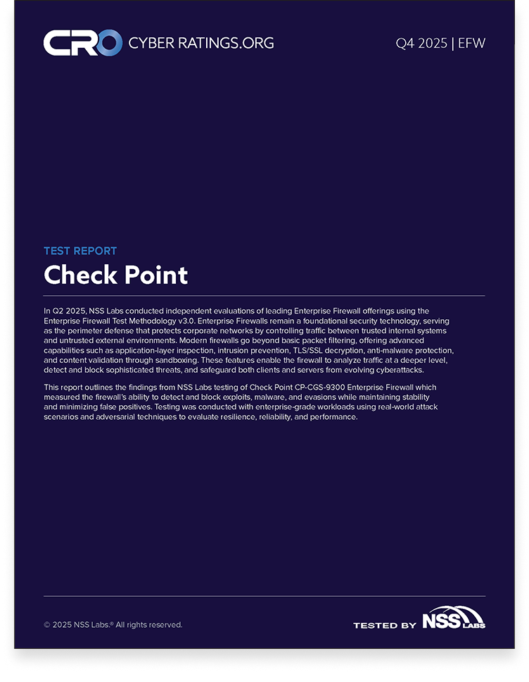 2025 Q4 Enterprise Firewall Report – Check Point